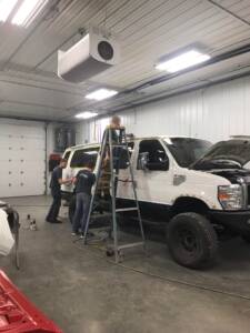 Full body car maintenance at Eldred Collision.